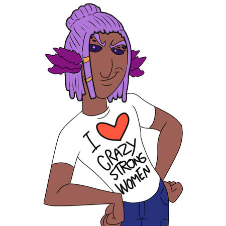 I love crazy, strong women